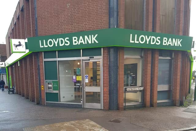 Lloyds Bank in Haywards Heath