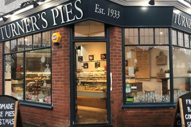 Turner's Pies' shop in Bognor Regis
