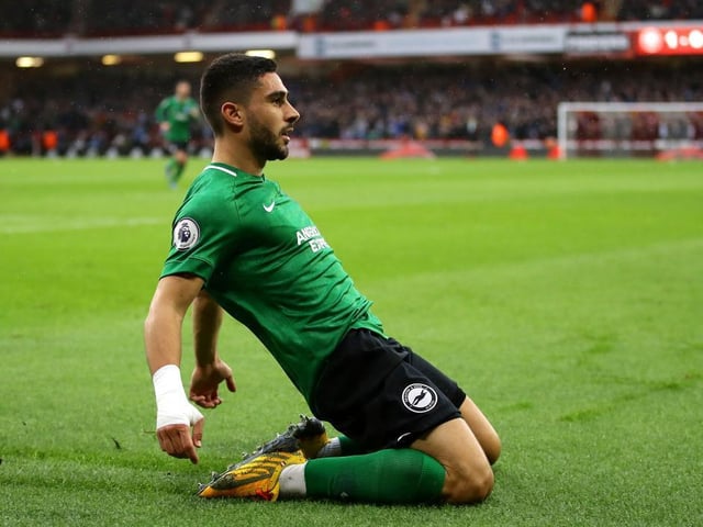 At the heart of everything going forward for Albion. Good shot on the turn early on brought a good save. Had a fantastic opportunity just after half time as the ball looped over the Palace defence, but he shot straight at the goalkeeper.