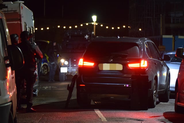 Eastbourne armed police incident - In pictures