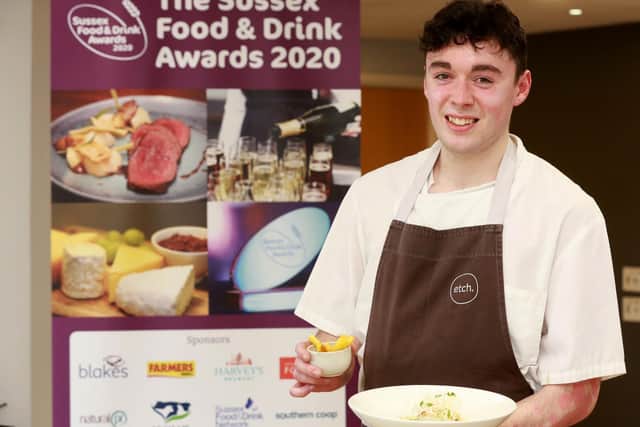 Dan Ibbotson, Grand Finalist for Sussex Young Chef of the Year 2020