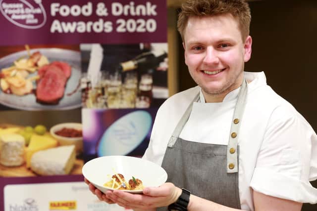 Tom Thwaites, Grand Finalist for Sussex Young Chef of the Year 2020