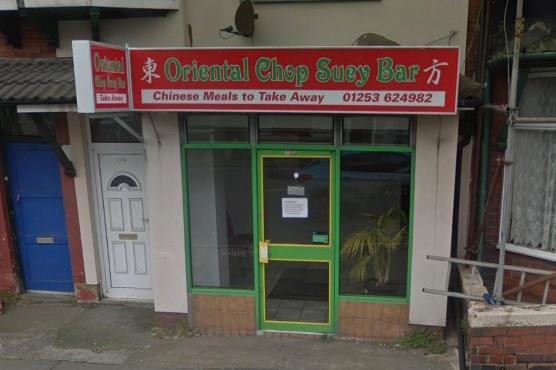 Oriental Chop Suey Bar | 231 Central Drive, Blackpool FY1 5HX | 01253 624982 | One reviewer said: One review read: "The food was absolutely delicious. Definitely 5 stars for them I will be going back Came nice and hot And the delivery guy was so happy."