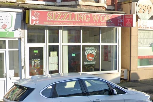 Sizzling Wok | 301 Dickson Road, Blackpool FY1 2JL | 01253 350520 | One review read: One review read: "Recommend by our accommodation in our recent stay to Blackpool. We wanted a delivery but they don't accept card payments only cash on a delivery, so we went to collect it."