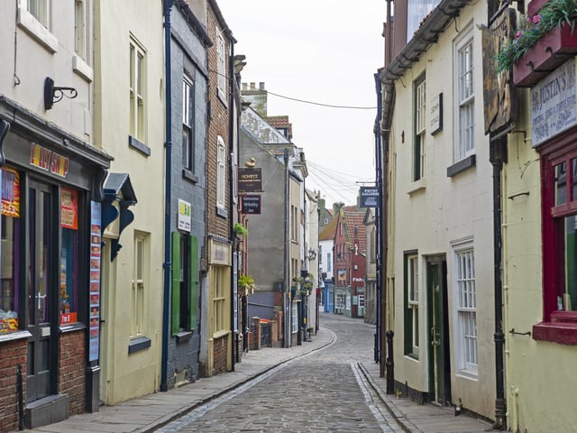 The average property price in Whitby South and East was £205,000.