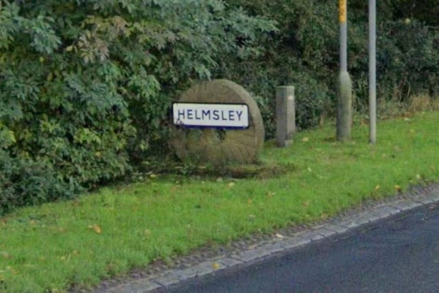The average property price in Helmsley and Ampleforth was £302,500.