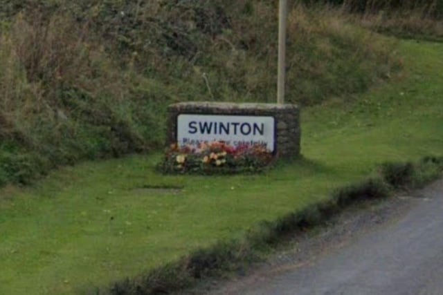 The average property price in Sheriff Hutton, Slingsby and Swinton was £330,000.