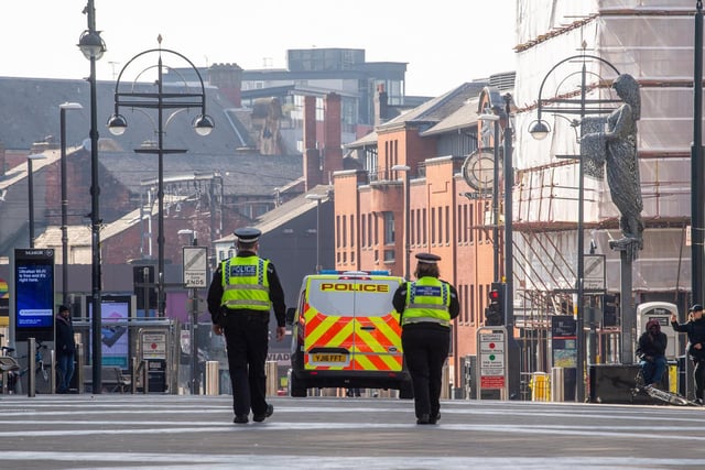 There were 814 anti-social behaviour crimes recorded in the city centre in 2021