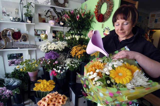 Melanie Garbutt of Passion Flowers in Upton, near Pontefract, who won Florist of the Year at the Chelsea Flower Show