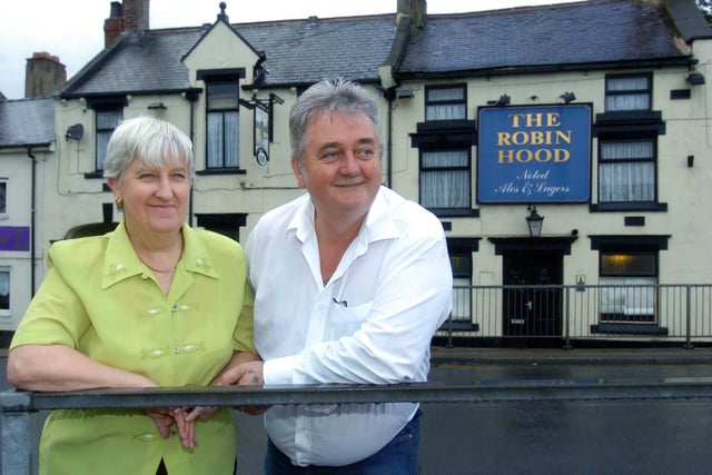 Maureen and David James who reopened The Robin Hood pub on Wakefield Road, Pontefract