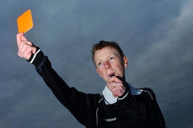 15-year-old Lucas Ainsbury from Chickenley, near Dewsbury, who qualified as a referee.