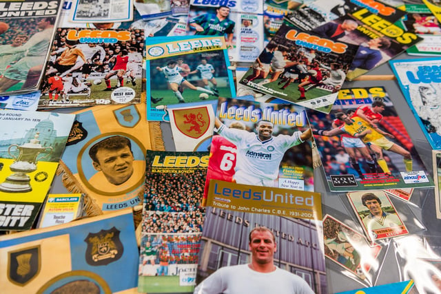 Made up of hundreds of programmes from the 1960s right up to the modern era, the collection was donated by the family of a lifelong fan of the Whites.