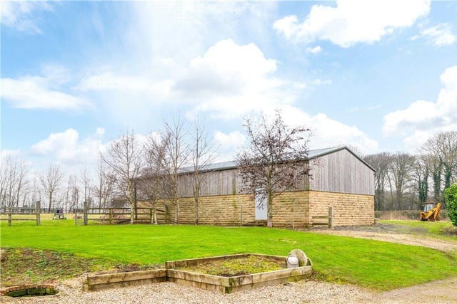 A high quality detached purpose built barn provides circa 1800 sq. ft of space with a wide variety of potential uses including stabling/workshop, home office or conversion into a dwelling in accordance with planning consent.