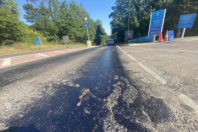 The A272 appears to be melting