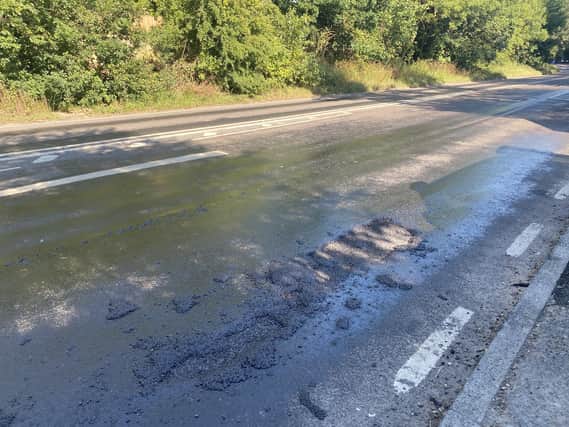 The A272 appears to be melting