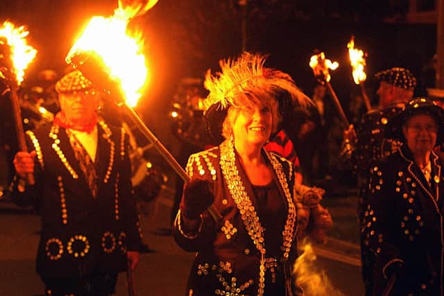 The bonfire parade in 2018