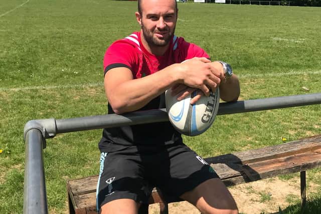 Ross Chisholm is looking forward to starting the return to rugby at Heath with Skills & Conditioning training from 7 July