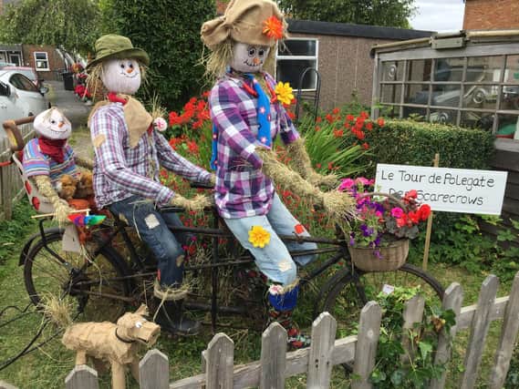 Polegate Scarecrow Festival. Overall Best Scarecrow prize went to Debbie Gearing in New Road. SUS-190108-094126001