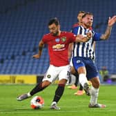 Manchester United proved far too strong for Brighton and Hove Albion at the Amex on Tuesday night