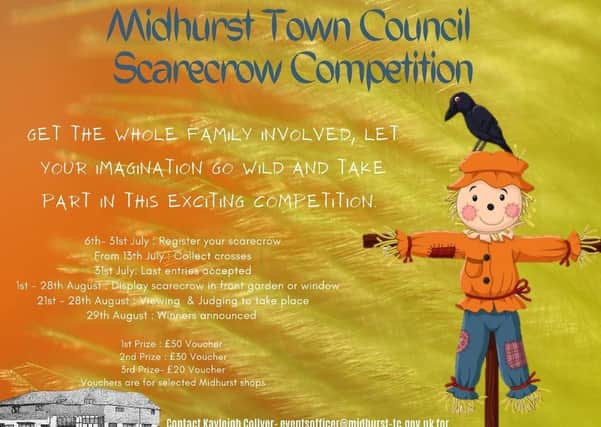 In a bid to raise spirits as the country continues to rise out of lockdown, Midhurst Town Council is set to hold a scarecrow competition for residents. SUS-200807-173630001