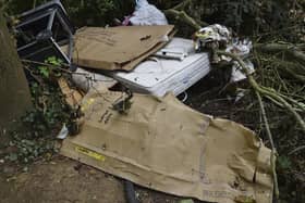 An example of fly-tipping