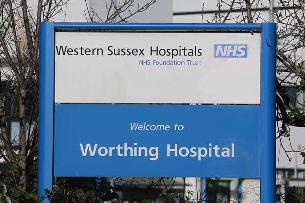 Worthing Hospital is one of three hospitals run by Western Sussex Hospitals NHS Foundation Trust