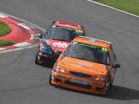 Will Hunt in action at Cadwell Park