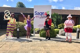 Sage House staff 'Dress up 4 Dementia' SUS-200607-145416001
