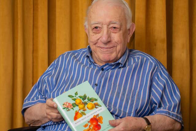 John Snelling with his book Mixed Fruit from a Sussex Tree