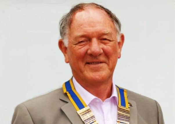 Andy Harrison, new president of the Rotary Club of Cuckfield & Lindfield. SUS-200807-152655001