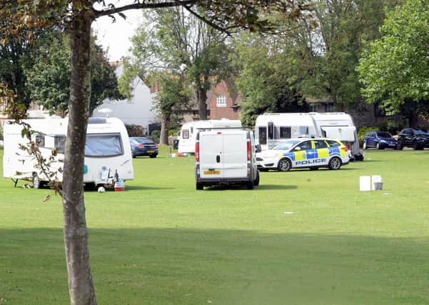 Travellers on Southwick Green