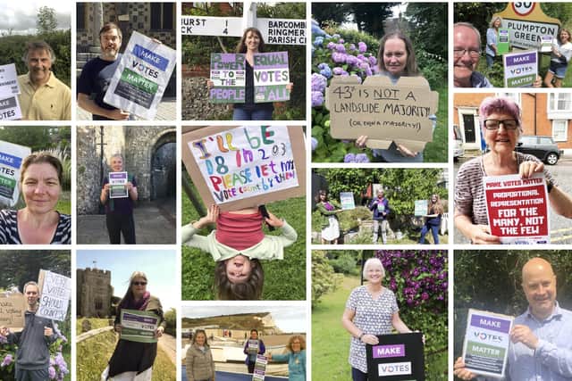 Make Votes Matter Lewes collage