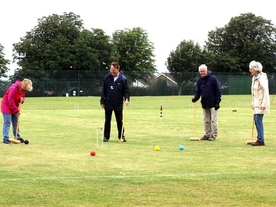 Uckfield U3A croquet group in action / Picture: Ron Hill - Hillphotography