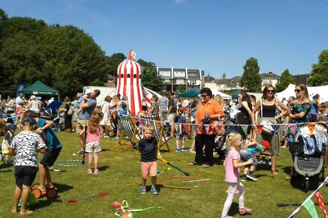 A Haywards Heath play day in 2018. Picture: Mid Sussex District Council