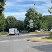 The Northgate Gyratory leading onto Oaklands Way