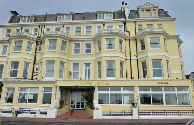 The Mansion/Lions Hotel in Eastbourne seafront