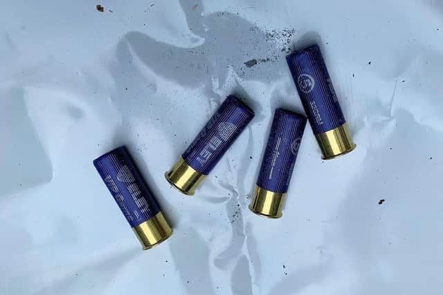 Four of the viable cartridges. Picture: Sussex Police SUS-200713-122851001