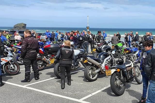 The 1000cc Club rideout. Photo contributed by Holly Griffin