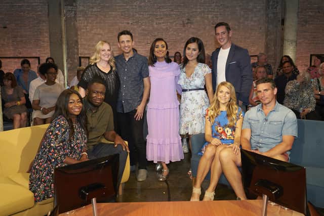 Robin and Rin Gamble from Findon won Britain's Best Parent, a Channel 4 programme. Presenter Anita Rani with the finalists. Picture: Channel 4. The show is still available to watch on All4.