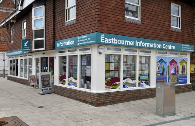 Eastbourne Tourist Information Centre (Photo by Jon Rigby) SUS-201203-092823008