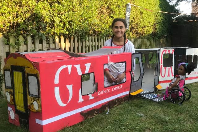 July Alate from Goring with her prize-winning creation