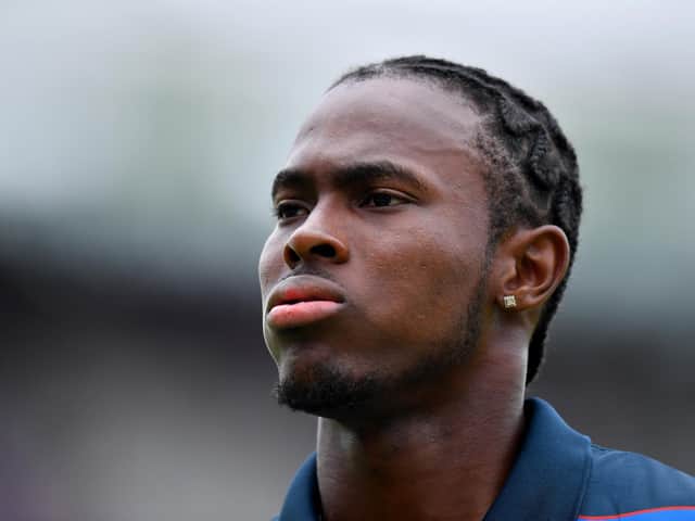 Jofra Archer is out of the second Test / Picture: Getty