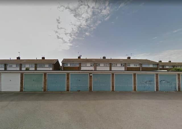 The garages in Daniel Close are among those identified for development. Photo: Google Street View