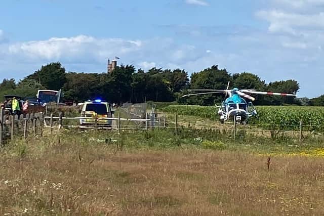 A cyclist has suffered serious injuries after a collision with a car near East Wittering this afternoon (Friday, July 17), police have confirmed. SUS-200717-132722001