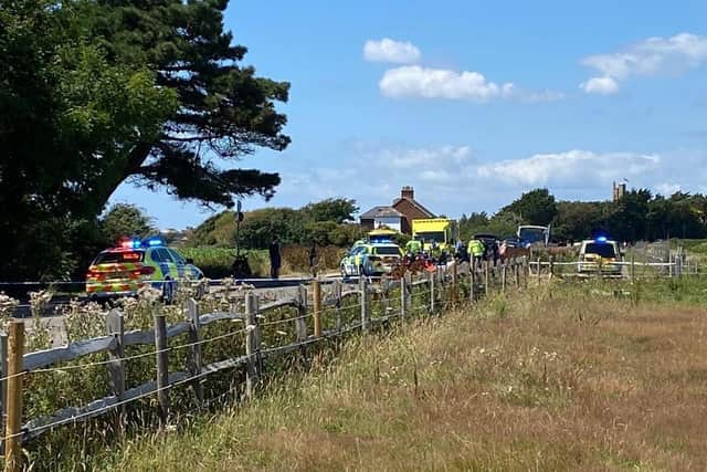 A cyclist has suffered serious injuries after a collision with a car near East Wittering this afternoon (Friday, July 17), police have confirmed. SUS-200717-132734001