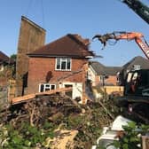 Demolition of houses in Bennetts Road, Horsham, to make way for 21 new affordable homes SUS-200717-102134001