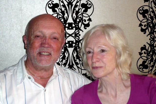 David Rolf, chairman of Friends of St Mary’s Church, with his late wife Mary