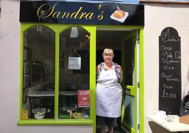 Sandra Horforth has taken ownership of a café in St Martin's Street, Chichester