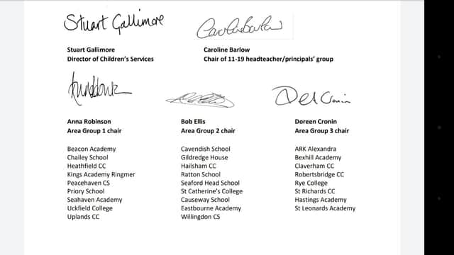 The five officials who signed the letter