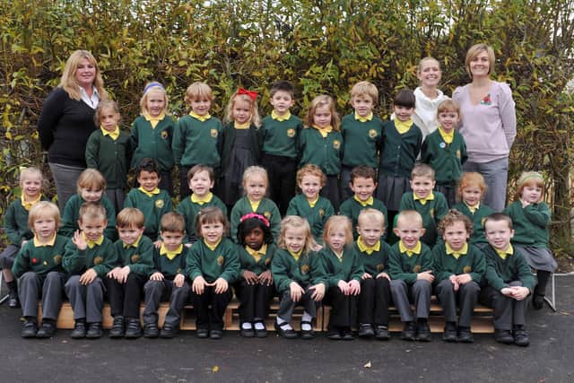 Willow Class in 2013, the current Class of 2020 when the children started at Summerlea. Picture: Liz Pearce L46002H13